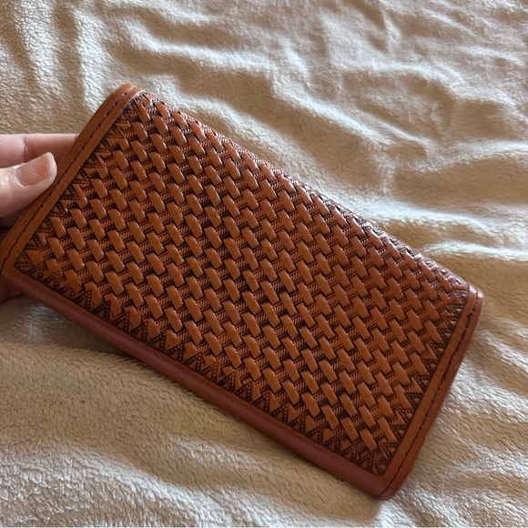 NWOT Handmade Leather Wallet-One of a Kind! - Picture 2 of 5